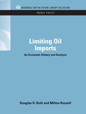 cover image of Limiting Oil Imports